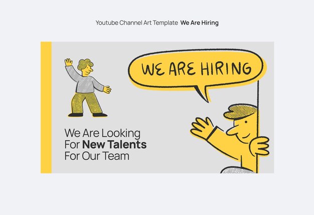 Wir stellen Künstler für den YouTube-Kanal ein.