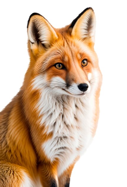 Wunderschöner isolierter Fuchs