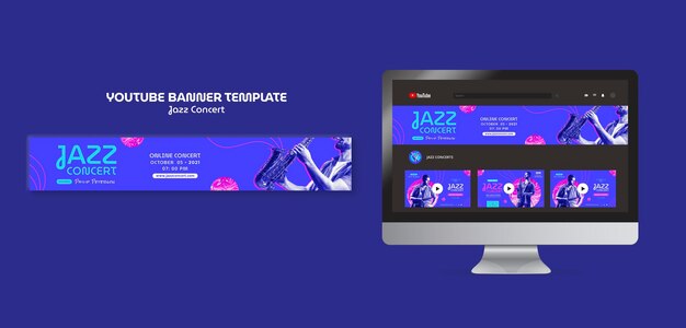 Youtube-Banner für Jazzkonzerte