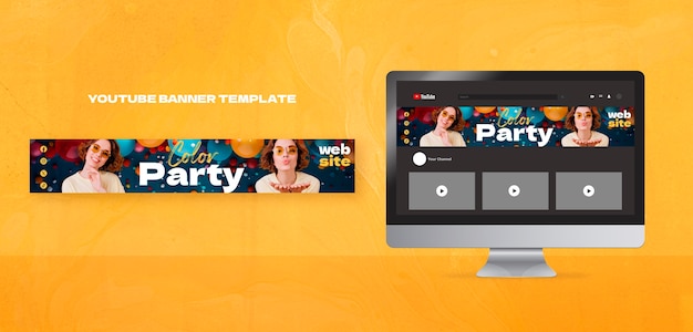 YouTube-Banner für Partyunterhaltung
