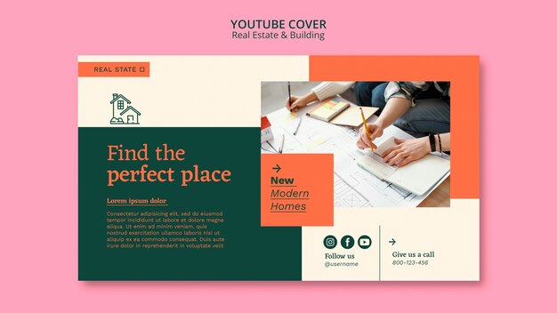 YouTube-Cover für Immobilienkonzepte