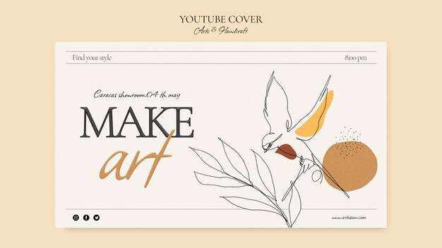YouTube-Cover für Kunst und Handwerk