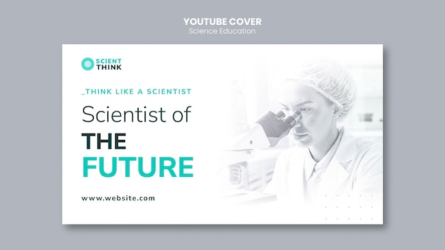 Youtube-cover-vorlage für wissenschaftsforschung