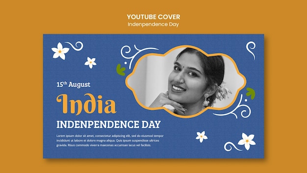 Youtube-cover zum unabhängigkeitstag indiens