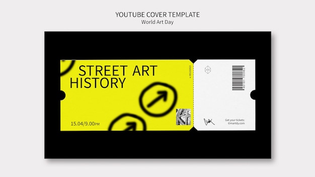 Youtube-cover zur feier des weltkunsttages