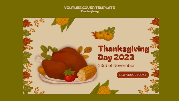 YouTube-Cover zur Thanksgiving-Feier