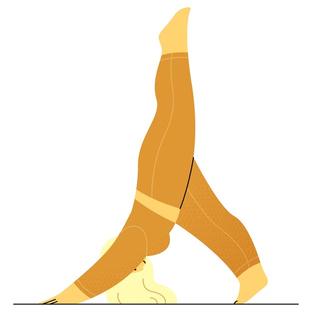 Zeichnung der Yoga-Pose
