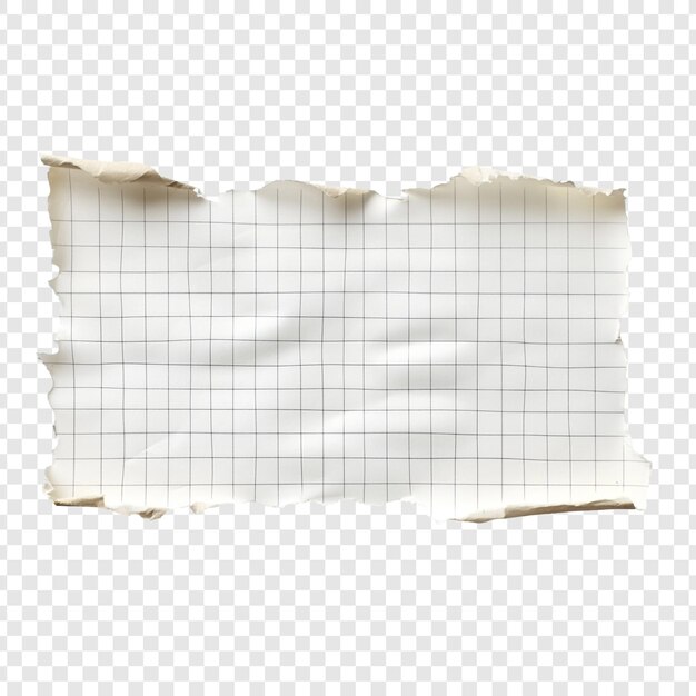 Zerrissenes Gitterpapier Textur Eine leere Leinwand für Ihre Ideen