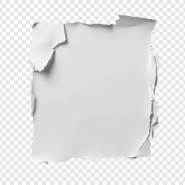 Zerrissenes Papier - Eine leere Leinwand für Kreativität