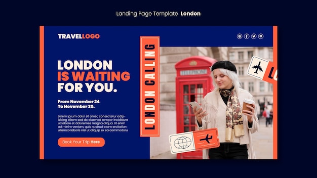 Zielseitenvorlage für london-reisen