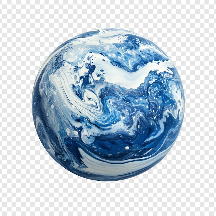 Kostenlose PSD zusammenfassung blauer planet ein wirbelsturm von farben