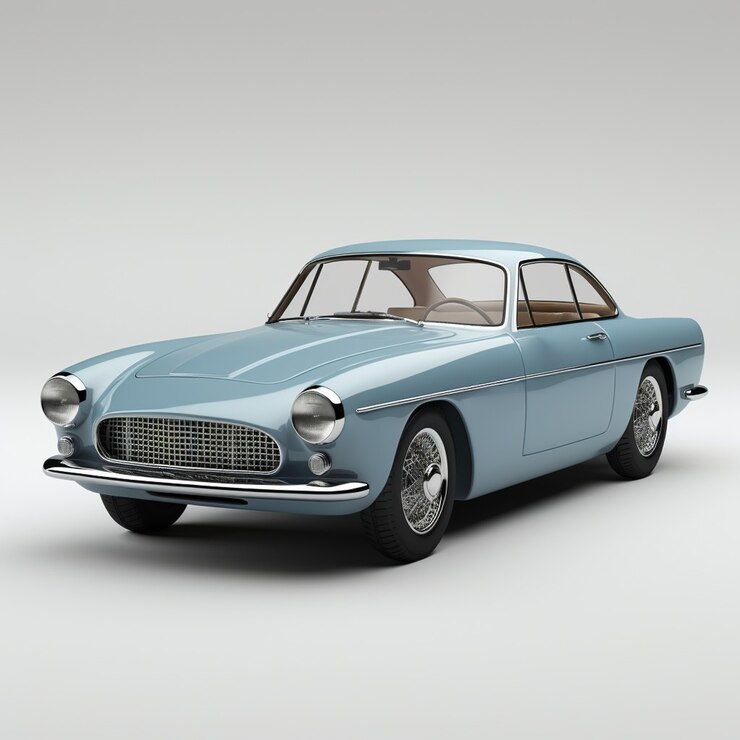 Gratis Foto 3d car with minimal background