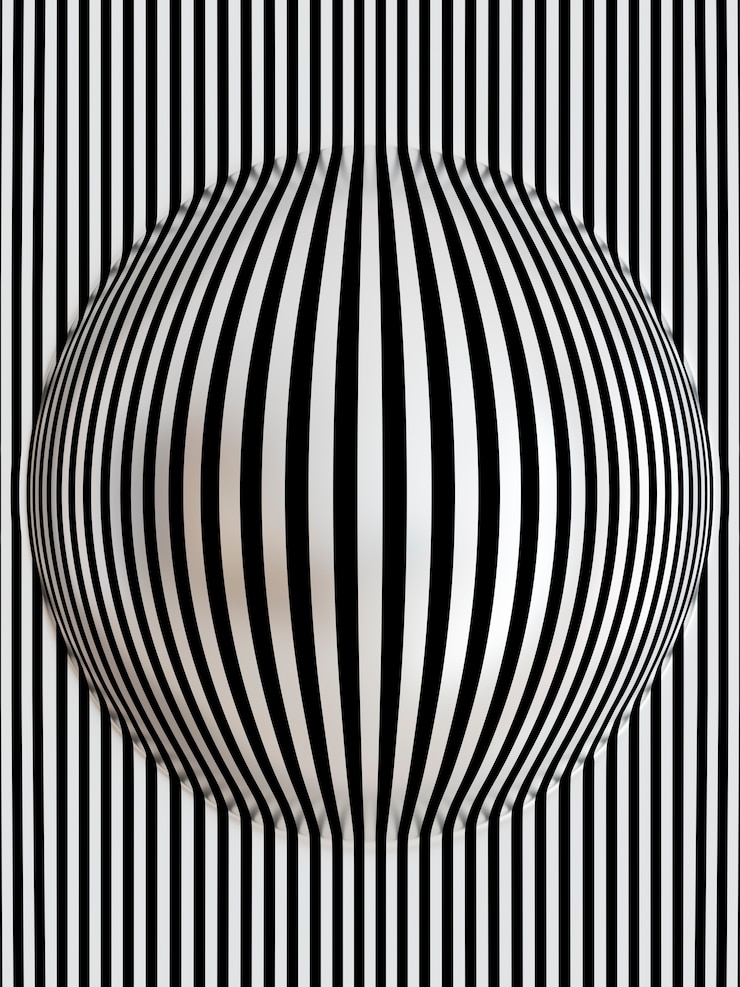 Gratis Foto 3d-gjengivelse av optisk illusjon
