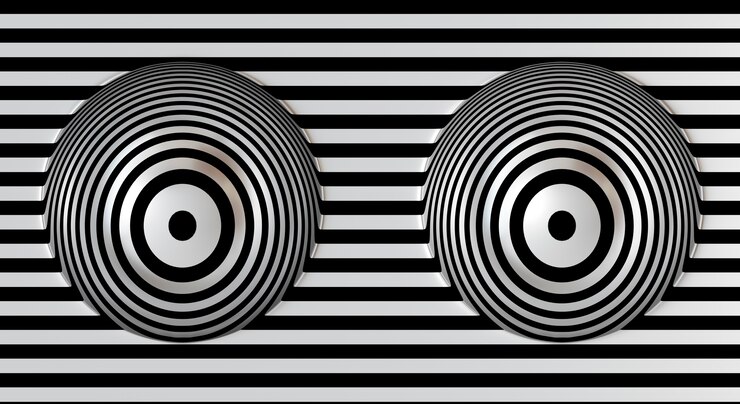 Gratis Foto 3d-gjengivelse av optisk illusjon