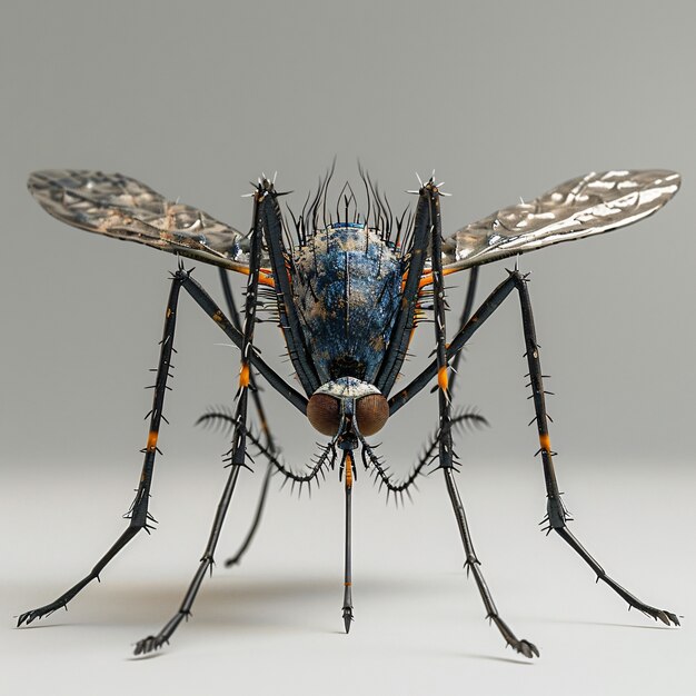 3d mosquito in studio