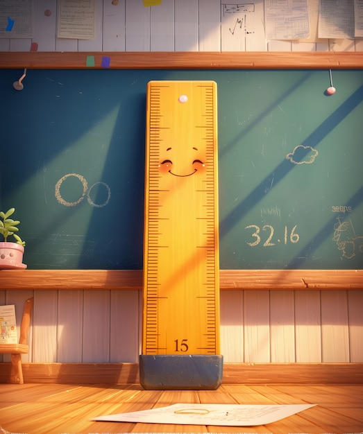 3D-tegneserie matematikkobjekter karakter