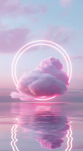abstract fantasy landscape with color of the year purple tones