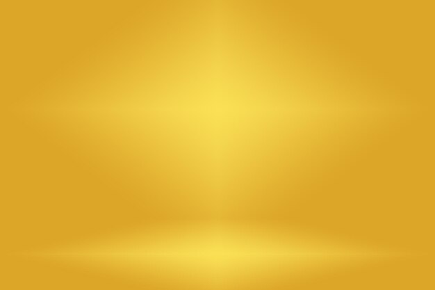Abstract luxury gold yellow gradient studio wall well use as backgroundlayoutbanner and product pres