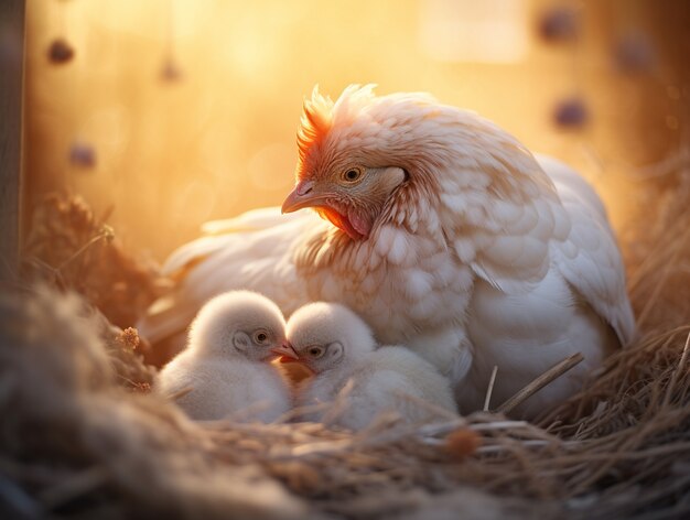 ai generated chicken picture