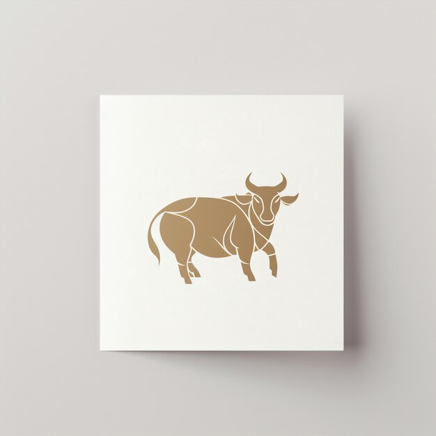 Astrology concept with taurus drawing
