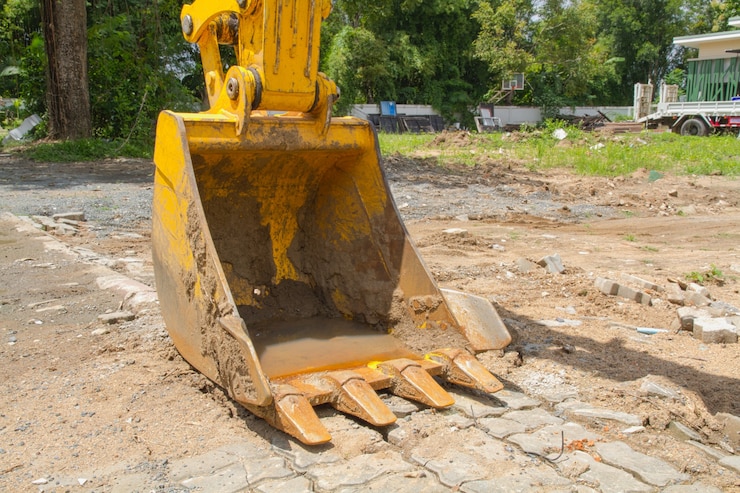 Gratis Foto backhoe digger