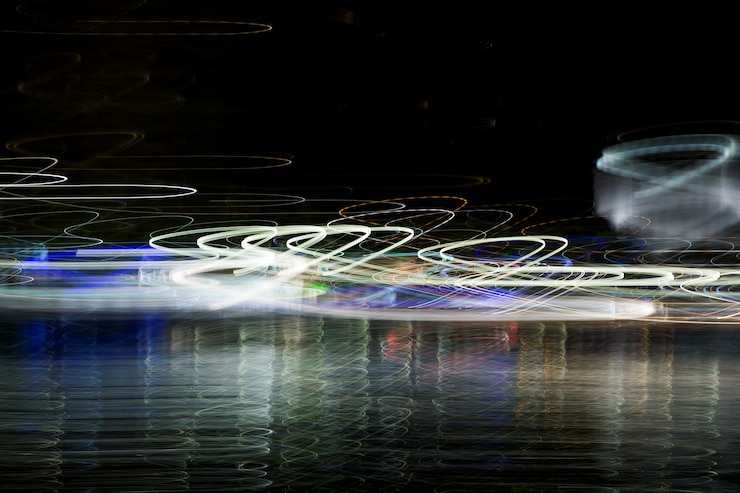 Gratis Foto blurred night lights