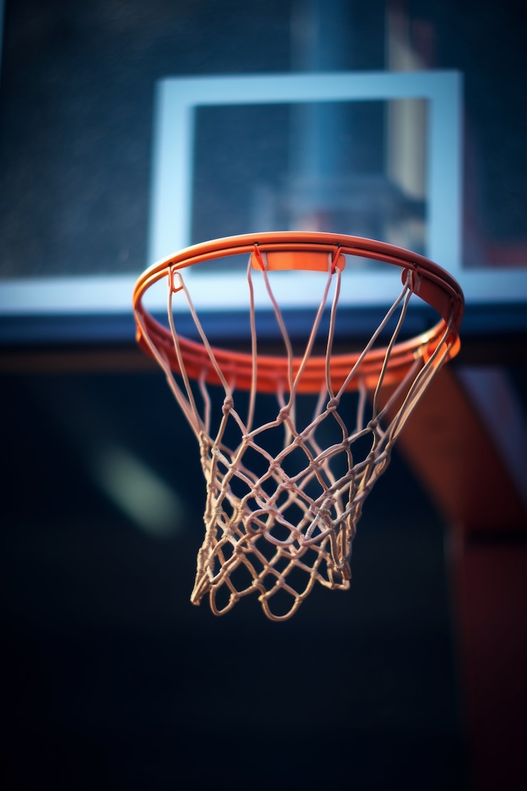 Gratis Foto close up on basketball hoop