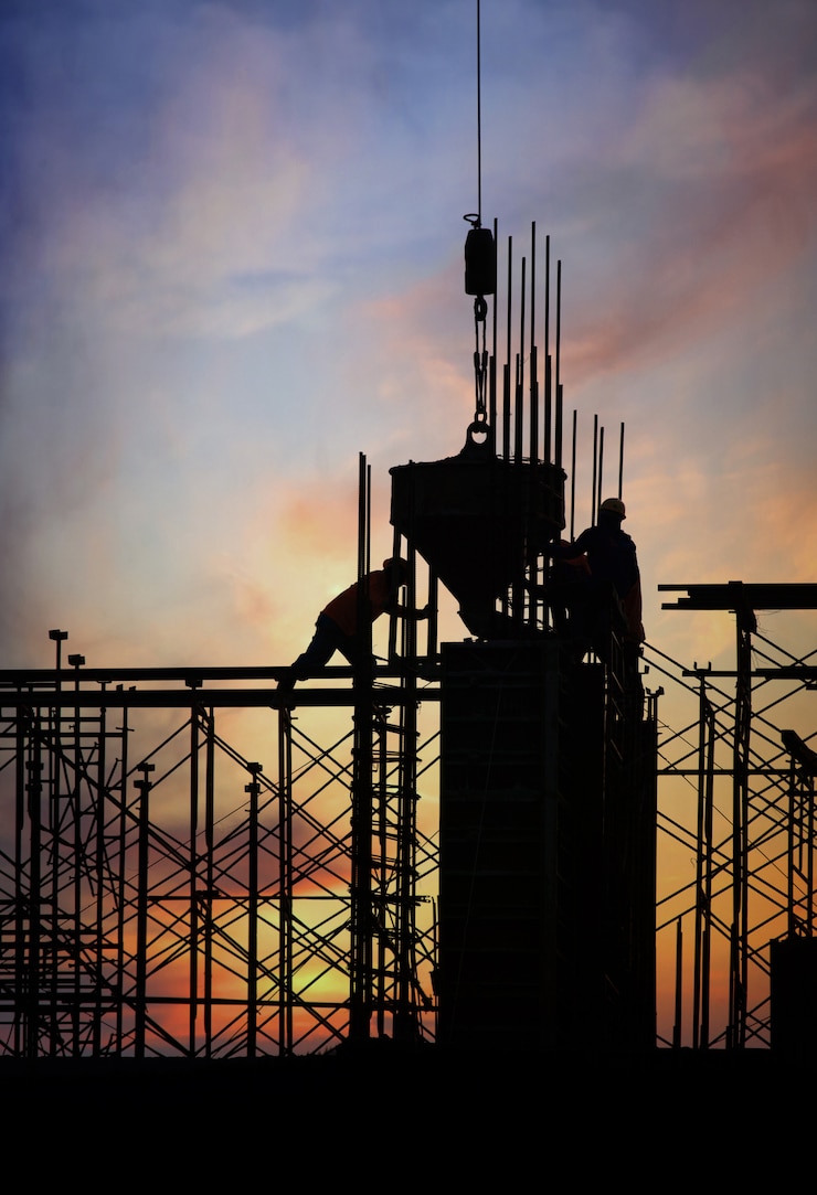 Gratis Foto construction silhouette