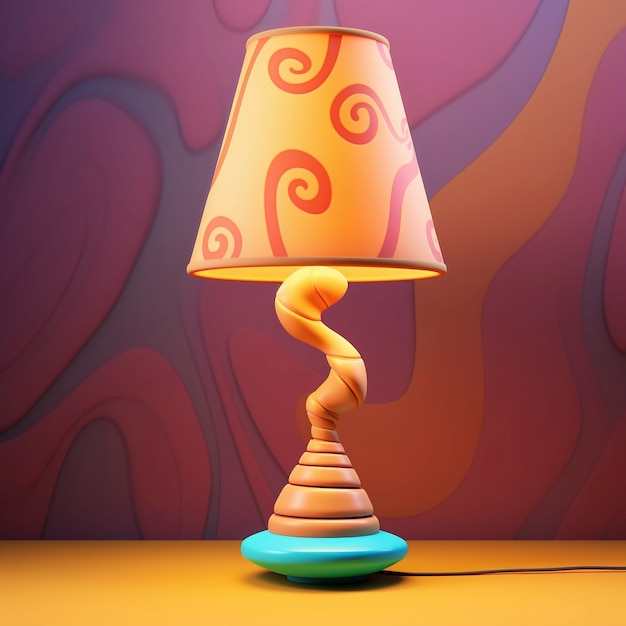 Digital kunst, lett lampedesign