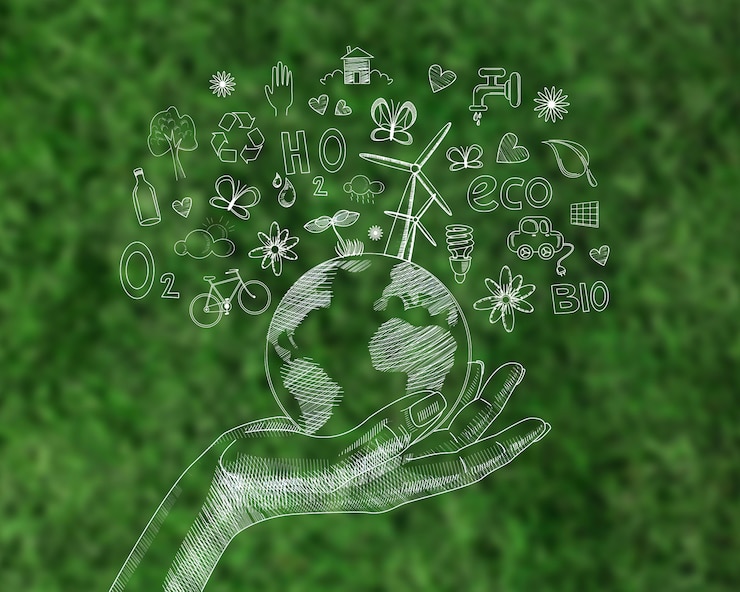 Gratis Foto digital screen with environment day