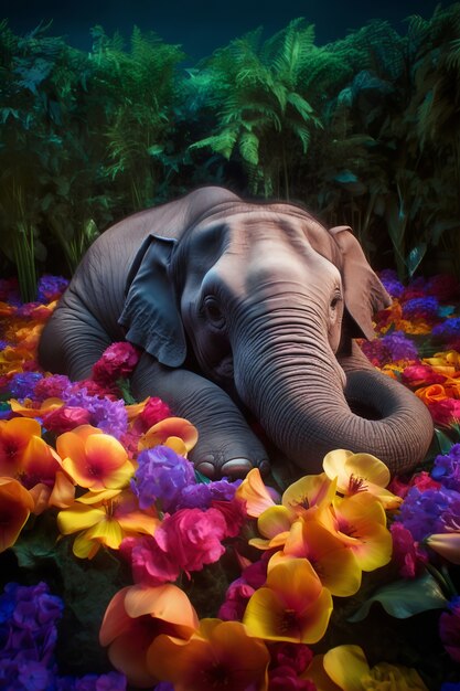 elephant artificial intelligence image