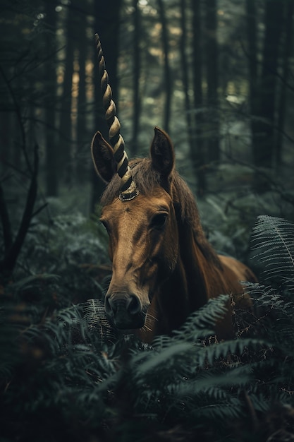 fantasy unicorn head