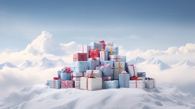 Feiring av Boxing Day med gaver