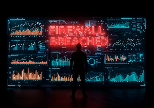 Firewall breached - cyber security alert