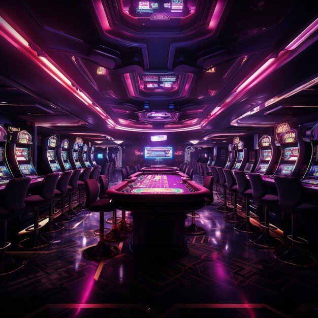 futuristic casino architecture