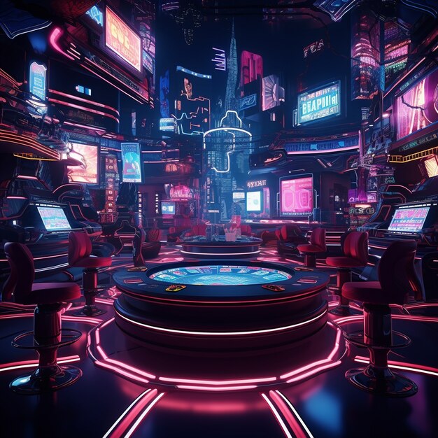 futuristic casino architecture