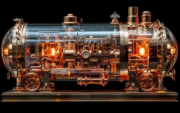 futuristic time machine