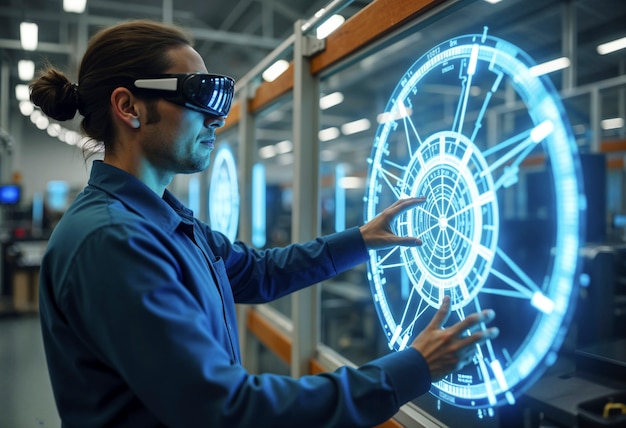 Futuristisk teknologi-konsept