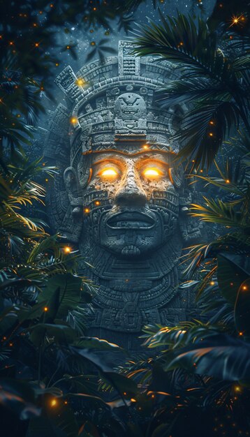 inca and mayan design sculpted in stones
