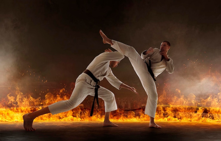 Gratis Foto karate fighters