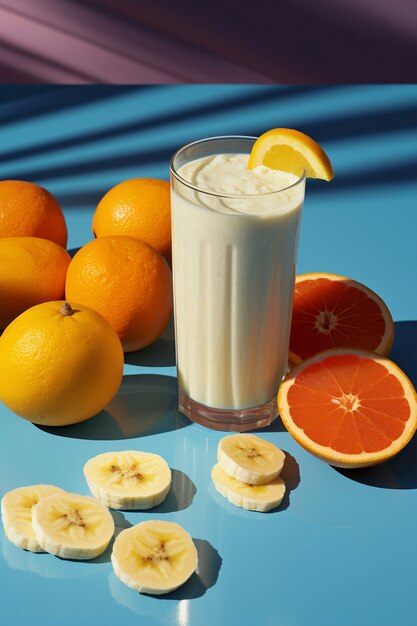Nærbilde av banan-shake