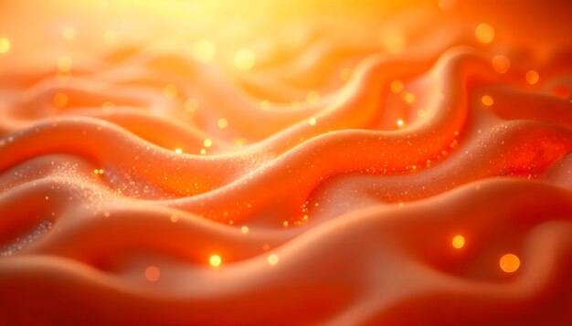 orange liquid waves texture