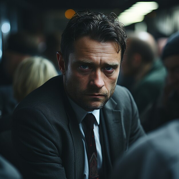 portrait of professional and elegant businessman