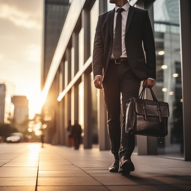 portrait of professional and elegant businessman