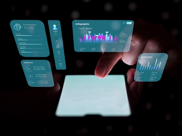 Gratis Foto representation of user experience and interface design