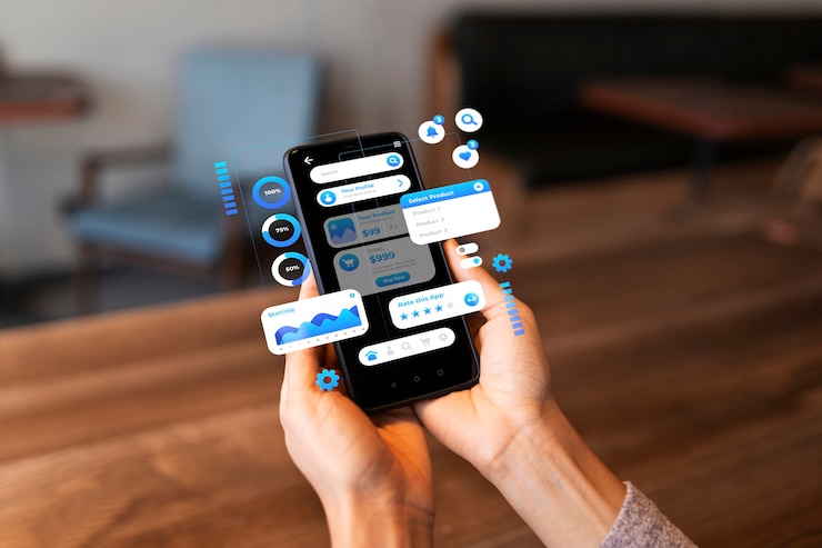 Gratis Foto representation of user experience and interface design