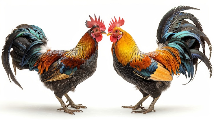 Gratis Foto rooster in photorealistic style with beak and feathers