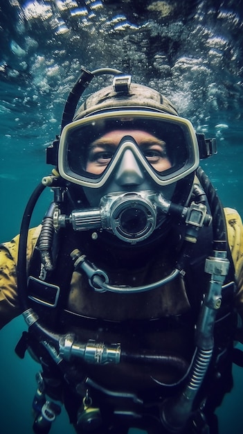 scuba diving ai generated