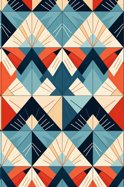 Sømløs abstrakt mønsterdesign
