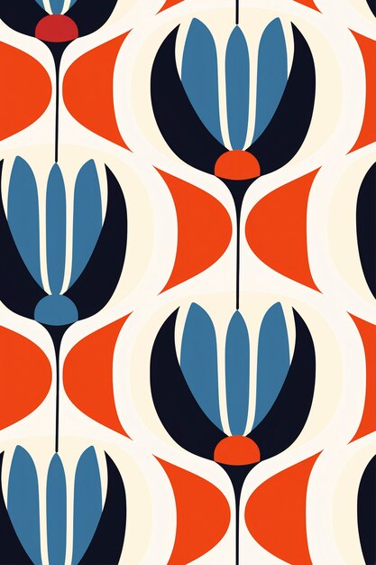 Sømløs abstrakt mønsterdesign